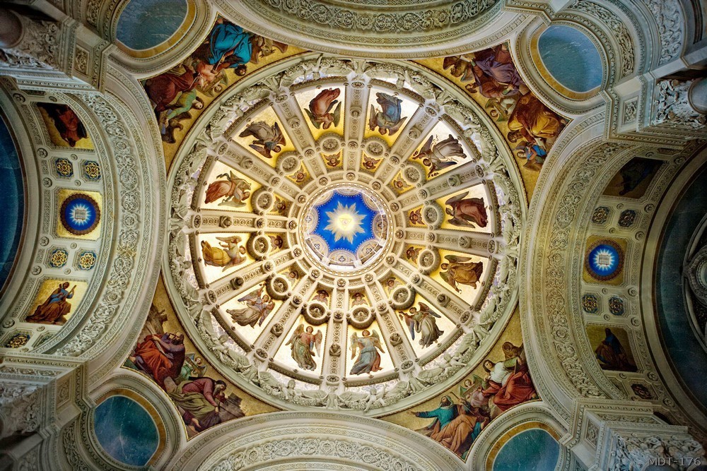 Mẫu dán trần họa tiết MDT-176